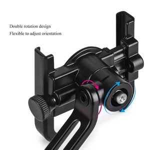 Mass Inventory Handlebar Stand Mount Bracket Bicycle <b>Phone</b> <b>Holder</b> 360 Bike Mobile Stand <b>Phone</b> Mount for Motorcycle Aluminum - Product Image 4