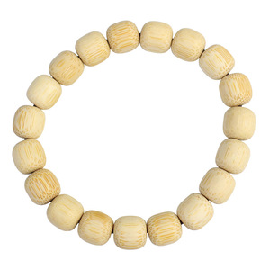 Golden Bamboo <b>Bracelet</b> Barrel <b>Beads</b> 10x11mm Single Strand For <b>Men</b> Women Couples Gift Handmade Jewelry - Product Image 5