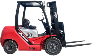 Empilhadeira a diesel pesada Yuli para canteiro de obras Empilhadeira de capacidade de carga 3,5 Ton diesel - Product Image 2