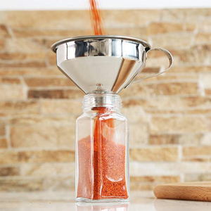 ชุดอุปกรณ์ครัวเกรดอาหาร Avertan อุปกรณ์เสริมทำครัว ชุดกรวยโลหะขนาดเล็กทำจากสแตนเลสสำหรับน้ำมันและของเหลว - Product Image 2