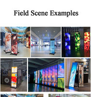 Écran d'affichage LED publicitaire sur pied pour intérieur et extérieur, prix abordable, P1.5 P1.8 P2 P2.5, pour magasin
