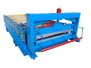 Feuille de toiture en aluminium galvanisé couleur acier <span class=keywords><strong>fer</strong></span> ondulé profil ondulé faisant la machine - Product Image 6