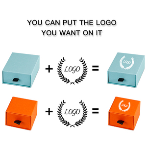 Custom Logo High Quality Cardboard Sliding Drawer Jewelry Packaging <b>Box</b> <b>Gift</b> <b>Box</b> for Bracelet Ring <b>Earrings</b> Necklace - Product Image 4