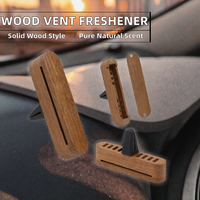 Diffuseur de parfum solide moderne Win Win pour grille d'aération en bois, à évaporation naturelle, portable, pour la maison
