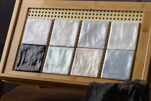 Azulejos de Cerámica Perlados para Baño, Azulejos Ondulados con Superficie Brillante para Paredes de <span class=keywords><strong>Ducha</strong></span>, Decoración para Cocina - Product Image 6