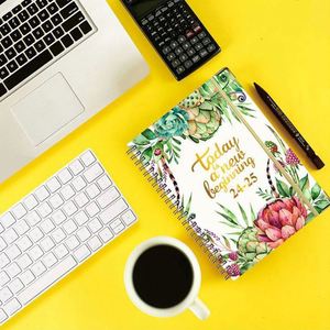 Pop Hot Sale <b>Monthly</b> Finance Organizer Customize Budget Weekly <b>Planner</b> 2024-2025 Gift A5 Wholesale Printing - Product Image 2