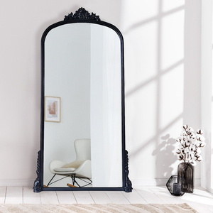 Miroir de sol cadre en bois Espejo Antique or grand miroir décoration pour <span class=keywords><strong>salon</strong></span> corps entier debout grand miroir miroir de sol - Product Image 6