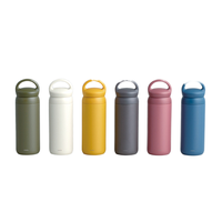 Bouteilles d'eau isothermes à double paroi en acier inoxydable personnalisées, style élégant, infuseur intégré, maintien thermique 12-24 heures