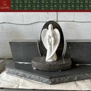 หินแกรนิต GOLDKING สำหรับทำป้ายหลุมศพพร้อมแกะสลักรูปนางฟ้า สำหรับอนุสรณ์สถานครอบครัว สุสานสาธารณะ และงานทำป้ายหลุมศพส่วนตัว - Product Image 5