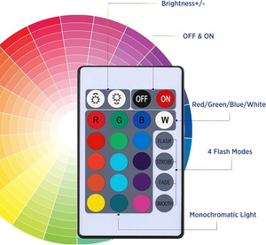 3D LED ánh sáng ban đêm cơ sở ABS chất liệu với 7-16 thay đổi màu sắc cảm ứng điều khiển từ xa USB/Battery Powered cơ sở cho trang trí phòng ngủ nhà - Product Image 5