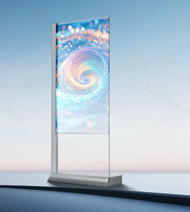55-Inch Touchscreen Advertising Board 10-Point Capacitive Touch Elevator <strong>Windows</strong>/Android OS Tempered Glass Indoor Use - Product Image 2
