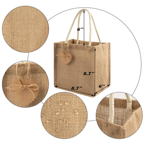 High-Capacity Environment Friendly Waterproof Beach <strong>Bag</strong> Customized <strong>Jute</strong> <strong>Tote</strong> <strong>Bag</strong> With Logo - Product Image 2