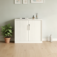 Armoire de classement en acier épaissi, armoire métallique verrouillable, antivol, résistante à l'humidité, armoire de rangement de bureau avec étagères réglables