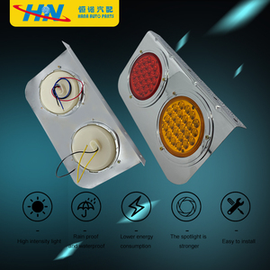 Luces traseras universales para remolque de camión, luces traseras LED de dos colores, luces traseras LED de aluminio - Product Image 6