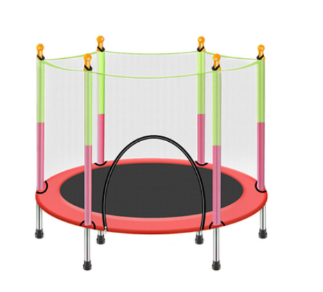 Шестигранный открытый батут 10 футов 12 футов с защитной сеткой/лестничным батутом для детей/