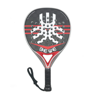 Raquette de paddle-tennis Bewe Manufacturer Top Sale, personnalisée, carbone 18K, OEM.