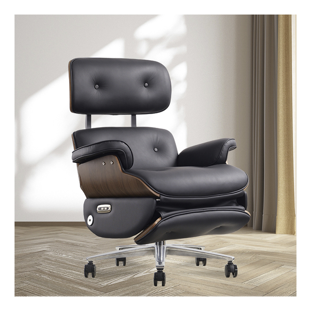 Factory Wholesale High Quality CEO Executive Electric Mechanical Office Chair Genuine Leather Chair Message Chair