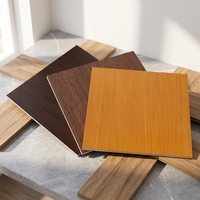 Venta Directa de Fábrica, Revestimiento de Paredes 4x8, 3mm 4mm 6mm, Panel Compuesto de Aluminio ACP ACM con Acabado de Madera, Ignífugo