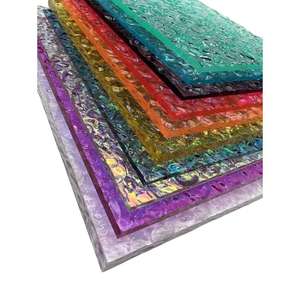 Directe Verkoop Van De Fabrikant Van Hoge Transparante Acryl Steen Rimpelplaat, Gemalen Ijs Streep Teller Partitie Display, Ic - Product Image 1