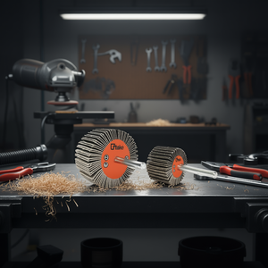 Disco de Láminas Abrasivas Ttake 60x30 mm AB9300 Eje A65 para Pulir Metal - Product Image 3