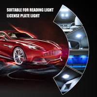 RCJ lumières LED W5W Canbus LED 194 168 T10 3030 3SMD lampes intérieures de voiture Auto ampoule LED Canbus T10 LED lumières intérieures