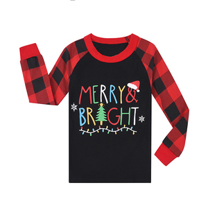 Pyjama de noël <span class=keywords><strong>personnalisé</strong></span>, ensemble de vêtements de nuit pour la <span class=keywords><strong>famille</strong></span>, Parent-enfant, imprimé ours à carreaux, 2023 - Product Image 2