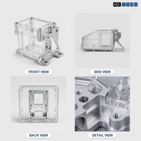 Fabrication sur mesure de prototypes en plastique transparent, usinage de précision de pièces métalliques et plastiques, fabrication de petites séries