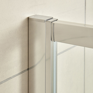 Bandeja rectangular impermeable Puerta corredera Cabina <span class=keywords><strong>de</strong></span> <span class=keywords><strong>ducha</strong></span> Vidrio templado <span class=keywords><strong>de</strong></span> 8mm <span class=keywords><strong>de</strong></span> espesor con aluminio transparente ABS para uso doméstico - Product Image 3
