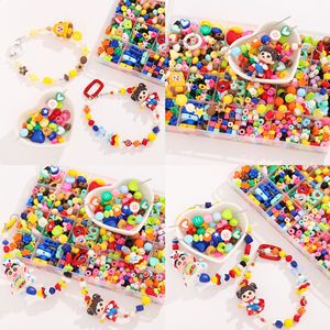 Colorful Mixed <b>Shape</b> Acrylic Loose Beads For Jewelry Making DIY Accessories - Product Image 4