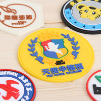 Dessous de verre en caoutchouc personnalisés de toutes formes Tasse en PVC souple Boisson Sous-verre en silicone avec votre logo