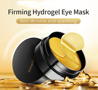 Patch de sommeil aux algues dorées rose 24K pour enlever les cernes naturels de la Corée Masque pour les yeux Peptides en gel Patches pour les yeux
