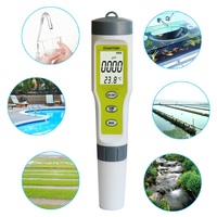 Hedao ez9902 ph-mètre numérique portable 3 en 1 PH/ec/temp mètre haute précision pour aquarium, eau potable