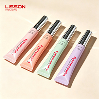 Tube souple personnalisé de 15 ml en alliage de zinc pour crème contour des yeux avec embout applicateur métallique – Emballage cosmétique pour gel contour des yeux