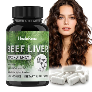 แคปซูลตับวัวฮาลาลจากฟาร์มหญ้าเลี้ยงแบบ OEM 180 แคปซูล บำรุงภูมิคุ้มกัน เพิ่มพลังงาน วิตามิน แคปซูลตับวัวอบแห้งแบบแช่แข็ง - Product Image 1