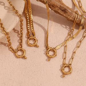 Cadenas de Acero Inoxidable 316L al por Mayor, Modernas, Antideslustre, Chapadas en Oro de 14k y 18k, con Recubrimiento PVD, Personalizadas para Hombres y Mujeres - Product Image 2