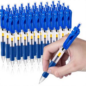 Stylos à encre gel rétractables noirs pour journalisation, pointe fine 0,5 mm, écriture fluide, non effaçables, pour bureau et école, pour OEM - Product Image 1