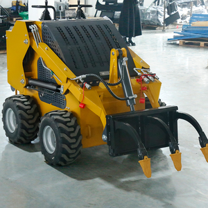 Professional Mini Compact <b>Wheel</b> Front Skid Steer <b>Small</b> Track High Efficiency EPA CE 5 Engine Construction - Product Image 4