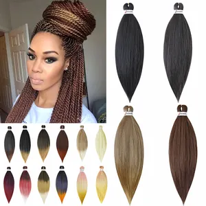 Nieuwe Stijl Marley Haar Gehaakte Vlechten Afro Kinky Ombre Gehaakte Hair Extensions Synthetisch Marley Vlechten Bulk Jumbo Haar Vlechten