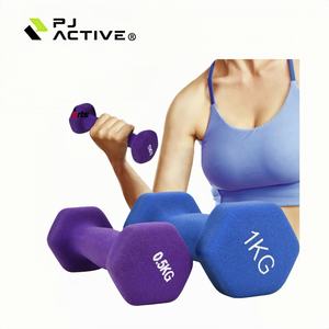 Ensemble d'haltères hexagonales PINJIAN, revêtement en néoprène, équipement de musculation à domicile, musculation, entraînement de force, logo personnalisé OEM - Product Image 4