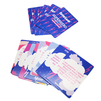 Jeu de cartes personnalisé imprimé en usine impression quotidienne de cartes d'affirmation significatives jeu de cartes bleues à puissance active de haute qualité