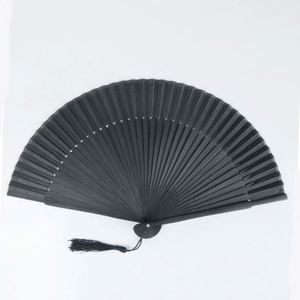 <b>Large</b> Personalized Bamboo Hand Folding <b>Fan</b> 33cm Party Style Angel Model Craft with Portable Feature for Souvenir or Decoration - Product Image 3
