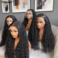 Pelucas de Cabello Humano Natural Vietnamita al por Mayor, Pelucas con Frente de Encaje HD de 30 y 40 Pulgadas, Pelucas de Cabello Natural Pre-arrancadas con Cutícula Alineada de Grado Salón