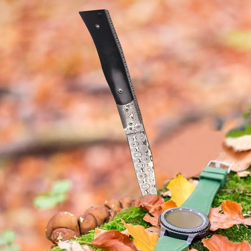 Swiss Knife Camping CNC Technology edc Outdoor Pocket Knife Folding Damascus Knife