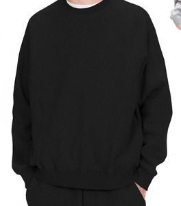 Pull épais 500G avec couche d'air et doublure polaire. <span class=keywords><strong>Coupe</strong></span> segmentée déstructurée vintage. Pull ample à col rond - Product Image 4