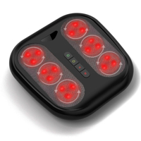 Masseur de pieds Shiatsu avec chaleur, housse lavable, masseur de pieds et de dos par pétrissage, chauffe-pieds chauffant, machine de massage électrique pour les pieds
