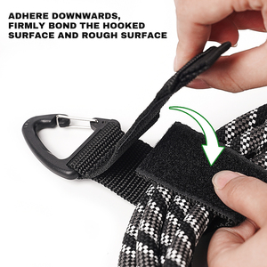 Tùy chỉnh nặng nhiệm vụ tự dính đôi lưu trữ dây đai tam giác khóa chống cháy móc vòng thân thiện với môi đường ống Cáp - Product Image 6