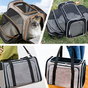 Mochila Expandible de Alta Calidad para Mascotas, <span class=keywords><strong>Perros</strong></span> y Gatos, <span class=keywords><strong>con</strong></span> Cierre de Cremallera, Estilo Moderno - Product Image 5