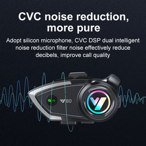 Casco completo motocicleta montar ipx6 impermeable inalámbrico música auriculares cardo casco intercomunicador motocicleta casco intercomunicador auriculares - Product Image 6