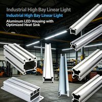 Boîtier de bande LED en aluminium extrudé haute performance, dissipateur de chaleur optimisé pour la production de luminaires intérieurs