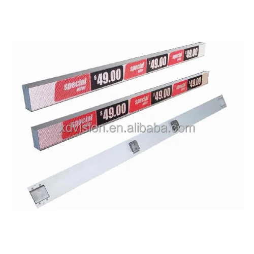 Supermarkt/Winkel/Magazijn Aangepast Formaat Schermdimensie Hoge Verversing Rgb Gebruik Cob-Plank Display Energy Besparing